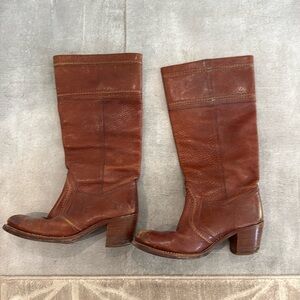 Frye western leather boots